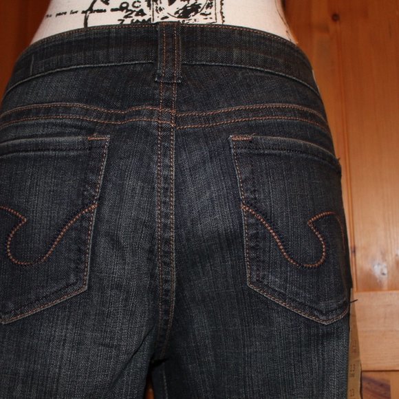 Refuge Ultra Low Rise Skinny  Boot Cut Denim Long Inseam Size 13 NWT - Picture 10 of 15